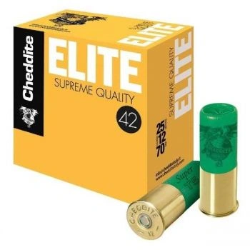 Патрон Cheddite Elite, кал.12/70, дріб №0 (3,9 мм), 42 г