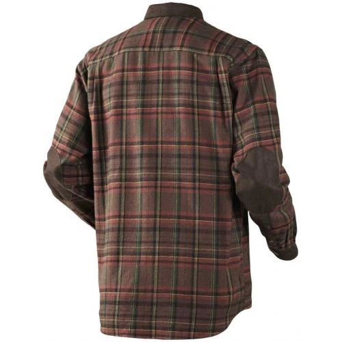 Мисливська картата сорочка Harkila Pajala, вставки із замші, Red check 