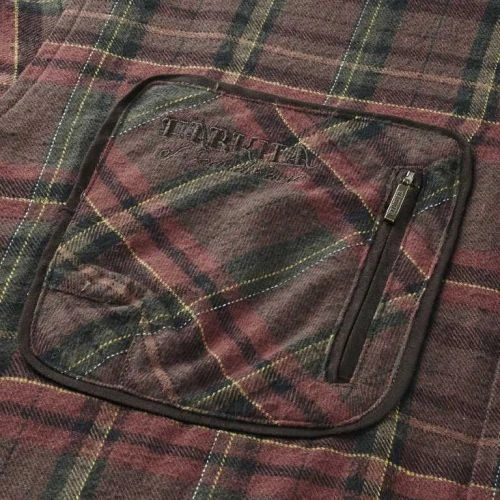 Мисливська картата сорочка Harkila Pajala, вставки із замші, Red check 