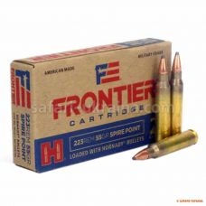 Патрон Hornady Frontier, кал.223 Rem, тип кулі: SP, вага: 55 grs/3.56 г
