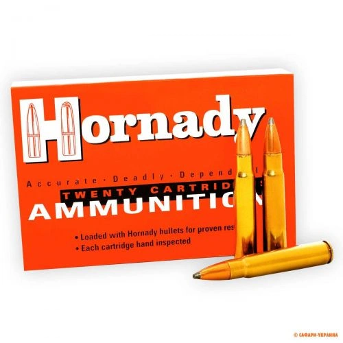 Патрон Hornady Interlock, кал.376 Steyr, Soft Point (SP), вага: 14,6 g/225 grs 