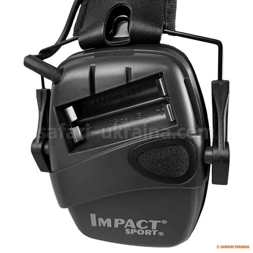 Тактичні активні навушники Impact Sport Black 