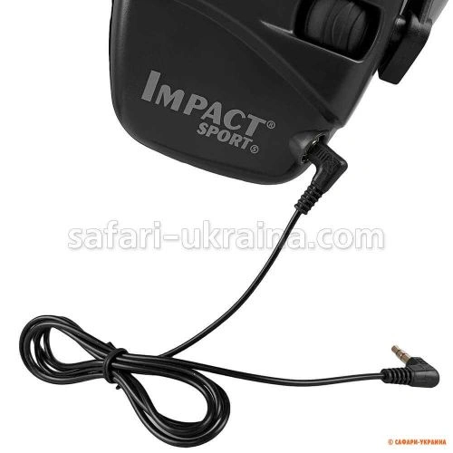 Тактичні активні навушники Impact Sport Black 