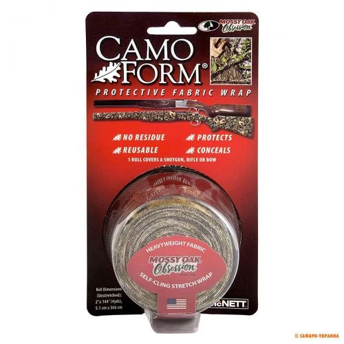 Маскувальна стрічка для зброї McNett Camo Form, колір: Mossy OAK Obsession 