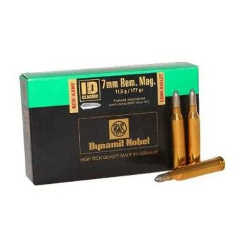 Патрон RWS, кал.7mm Rem Mag, тип кулі: TIG (ID), вага: 11,5 g/177 grs