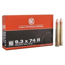 Патрон RWS, кал.9,3x74 R, тип кулі: KS-Geschoss, вага: 16,0g