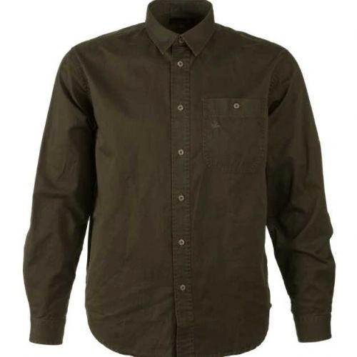 Сорочка мисливська Seeland Flint Shirt, 100% бавовна, колір: dark olive 