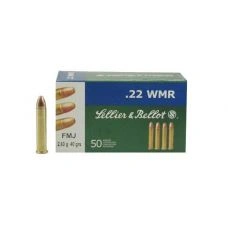 Патрон Sellier & Bellot, кал.22WMR FMJ, вес: 2,6 г