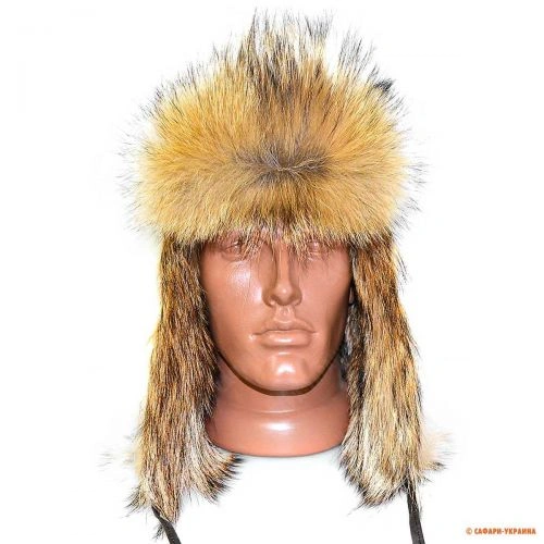 Шапка вушанка Stetson Westwood, утеплювач PrimaLoft®, хутро: койот 