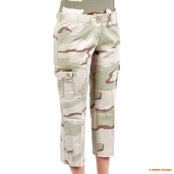 Бриджі жіночі Univers Militare S/W donna, 100% бавовна, колір: Desert Camo