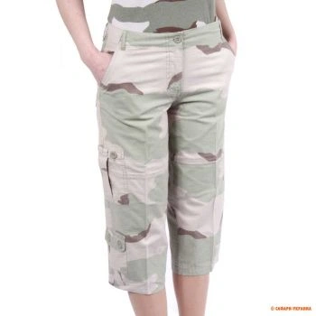 Жіночі бриджі з 100% бавовни Univers Pinocchietto, колір: Desert Camo