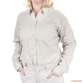 Бавовняна сорочка жіноча Univers Camicia popeline donna, бежева