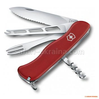 Ніж мультитул Victorinox Cheese Master, червоний