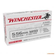 Патрон Winchester, 223 Rem/5.56, 55 grs/3,56 gr, FMJ (1 шт.)